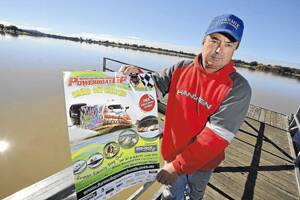 DREAM REALISED: Brian Nosworthy, of Wagga, has been working for four years to get the Australian Formula Powerboat Grand Prix series to Wagga. Racing will take place on Lake Albert this Saturday and Sunday from 9am. Picture: Addison Hamilton