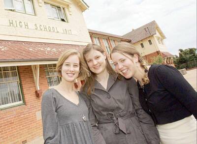 HSC SUCCESS: Three of Wagga’s success stories – Emily Woolbank, Caitlin Coombes and Rebecca Padgett – are thrilled with their results. Universities Admission Index scores come out today.