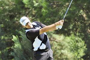 HOT SHOT: Terrigal golfer Andre Stolz has been labelled the man to beat at today's Wagga Pro-Am at the Wagga Country Club. Picture: Michael Frogley
