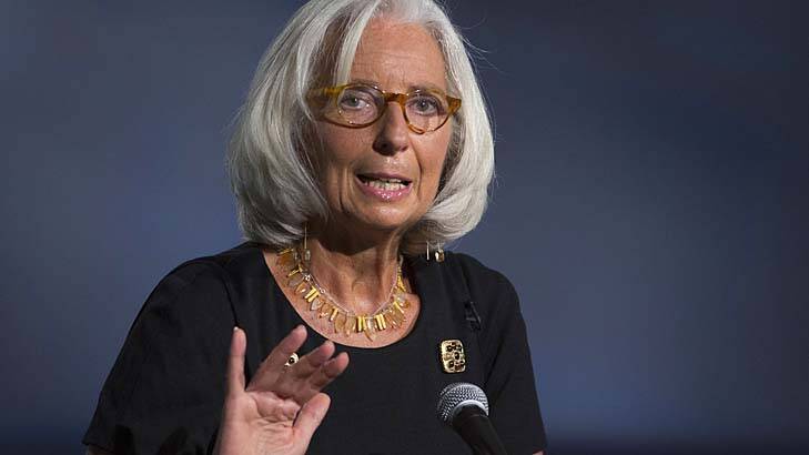 "I do think that climate change issues and progress in that regard are critical and are not just fantasies": Christine Lagarde. Photo: Andrew Harrer