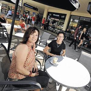 Cancer Council South West regional program co-ordinator Megan Savin (left) and Café Cucina owner-operator Vicki Higginson are pushing for a statewide ban on smoking in outdoor eateries and alfresco dining areas after it became clear that neither patronage nor profit suffered.