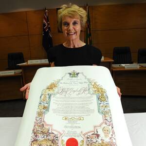 HONOURED: Former member for Riverina, Kay Hull, was presented with the Freedom of the City
