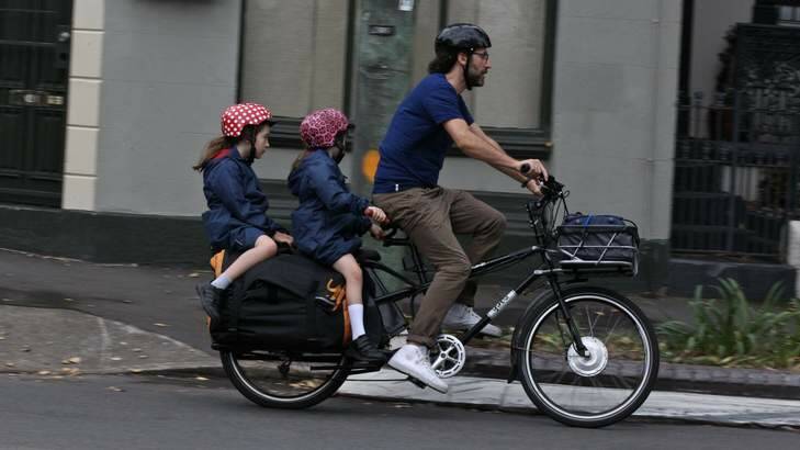 Popular: Sales of bike accessories for children have risen by 30 per cent, retailers say. Photo: Peter Rae
