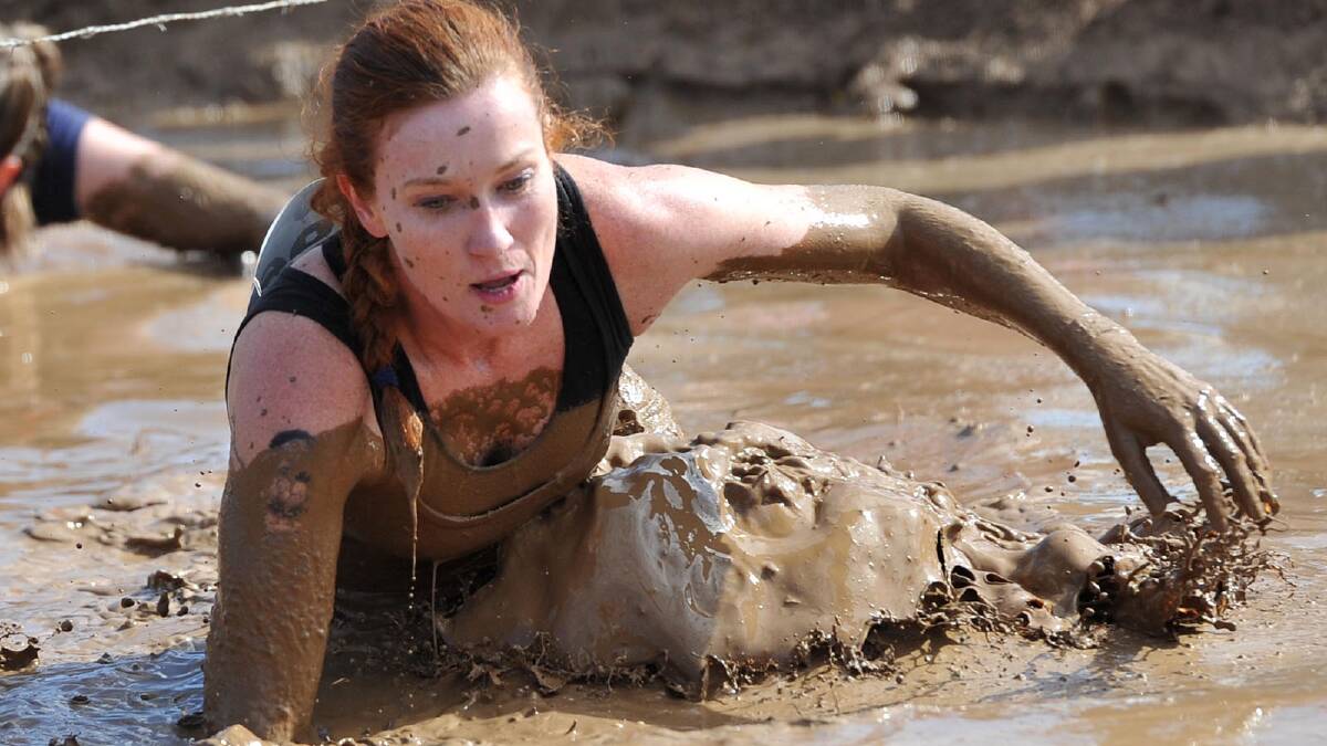 Mud, Sweat and Beers. Cherie Knox. Picture: Michael Frogley