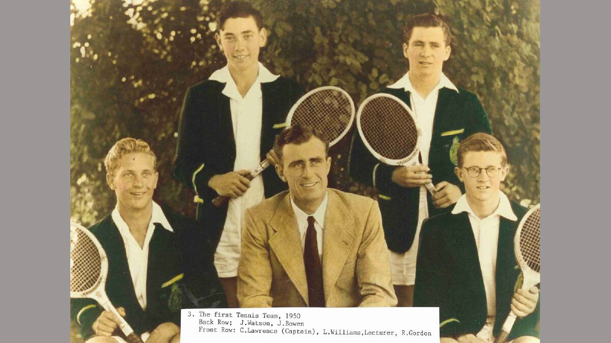 The 1950 tennis team. Picture: Regional Archives/Wagga and District Historical Society