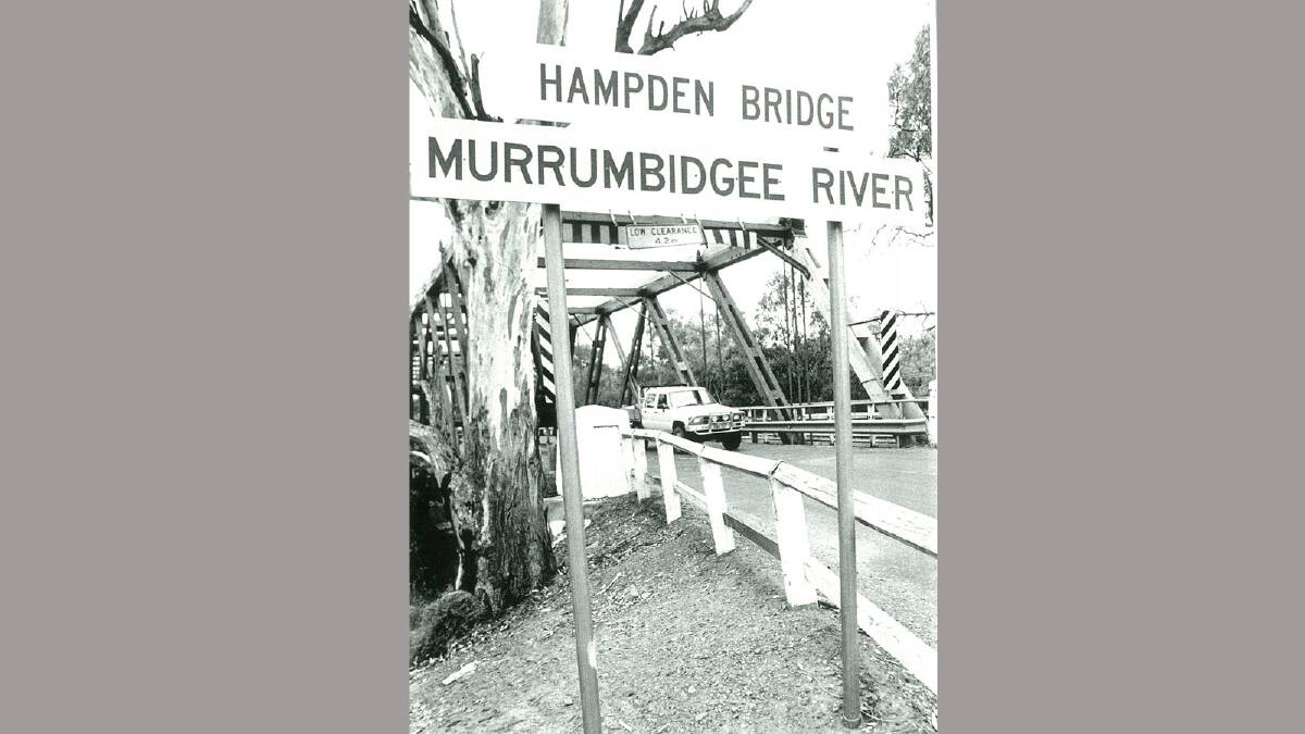 The Hampden Bridge still stands today but is no longer in use. Picture: Riverina Media Group