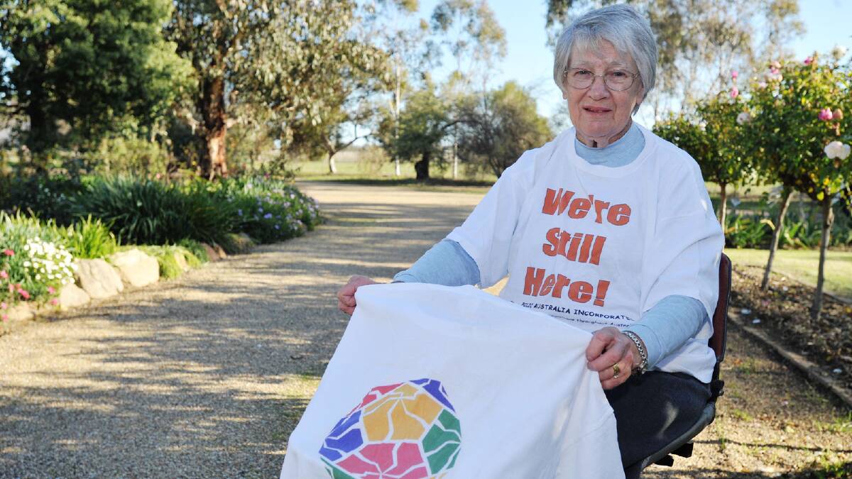 DRIVING THE MESSAGE: Wagga polio survivor Isabel Thompson is heading to Canberra to demand support for those living with the late effects of polio. She’ll be joining up to 40 others, all with a simple message “We’re still here!” 	Picture: Alastair Brook