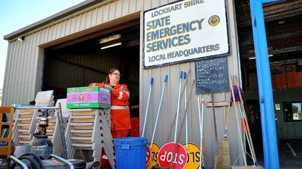 The Rock SES volunteer Leia Thiele at The Rock's SES Centre. Picture: Sara Schneider