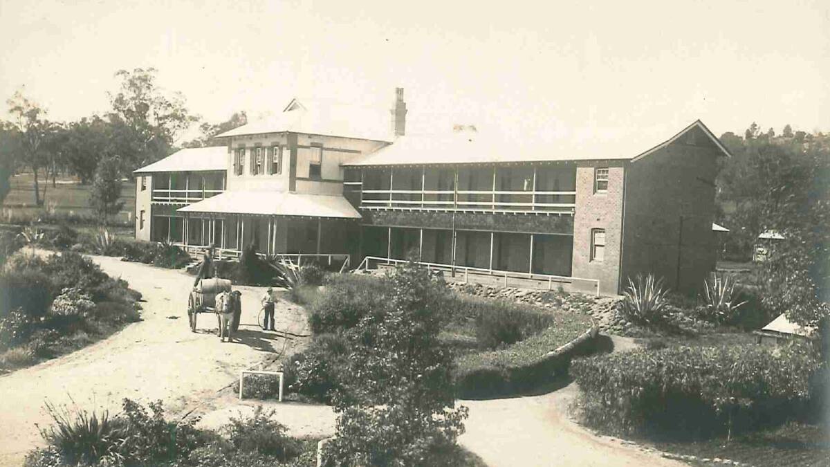 The campus's Centre Block. Picture: Regional Archives/Wagga and District Historical Society