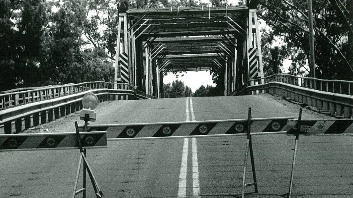 The Hampden Bridge was deemed unsafe to drive on and closed in 1995. Picture: Riverina Media Group