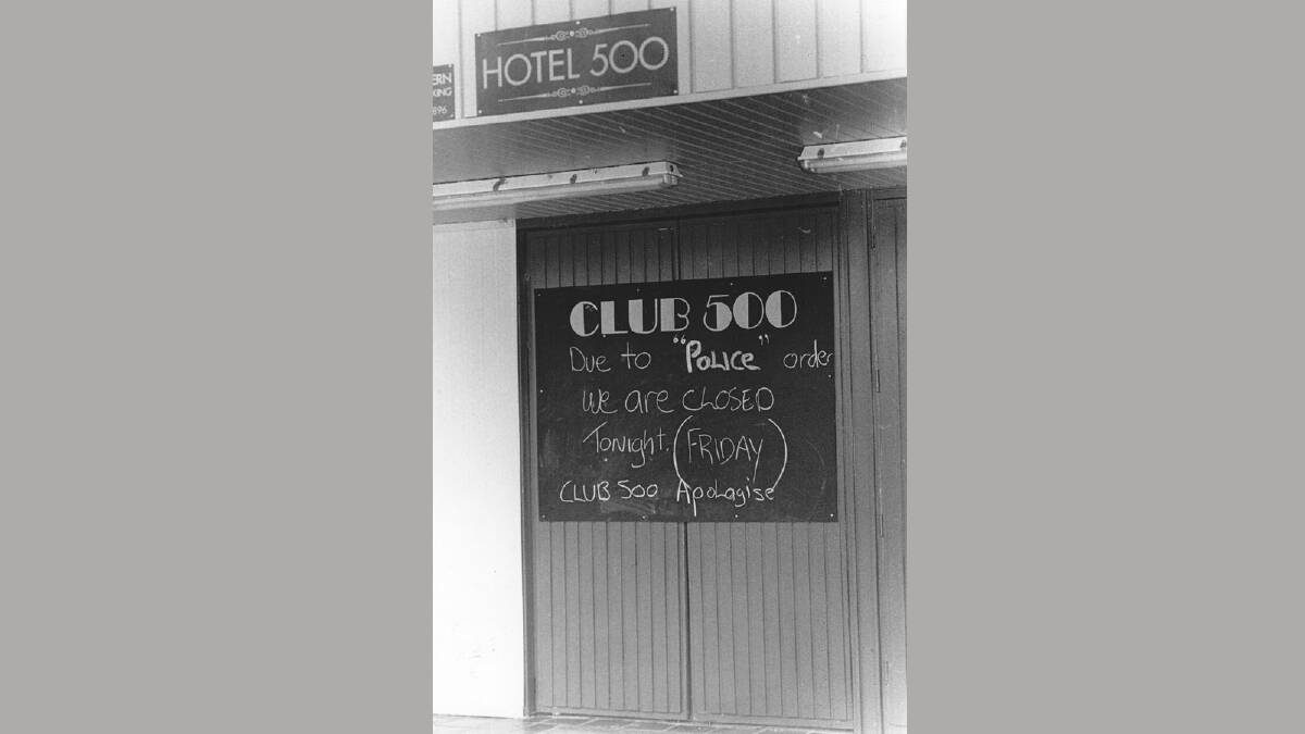 The Griffith Hotel temporarily closes its doors after the disappearance of Don Mackay in 1977.
