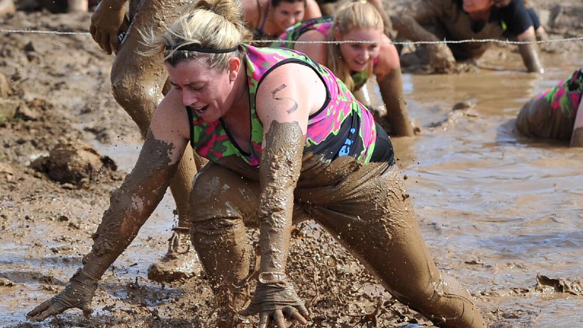 Mud, Sweat and Beers. Coral Moffat. Picture: Michael Frogley