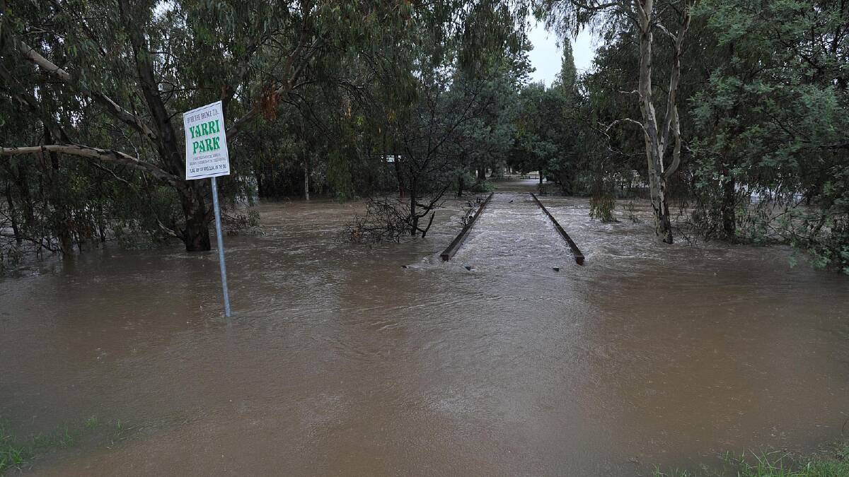 Gundagai floods. Picture: Oscar Colman