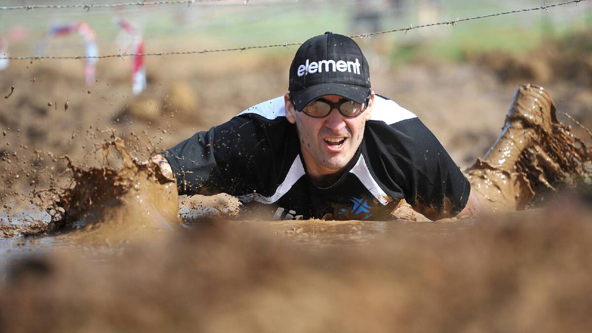 Mud, Sweat and Beers. Patrick Carbone. Picture: Michael Frogley