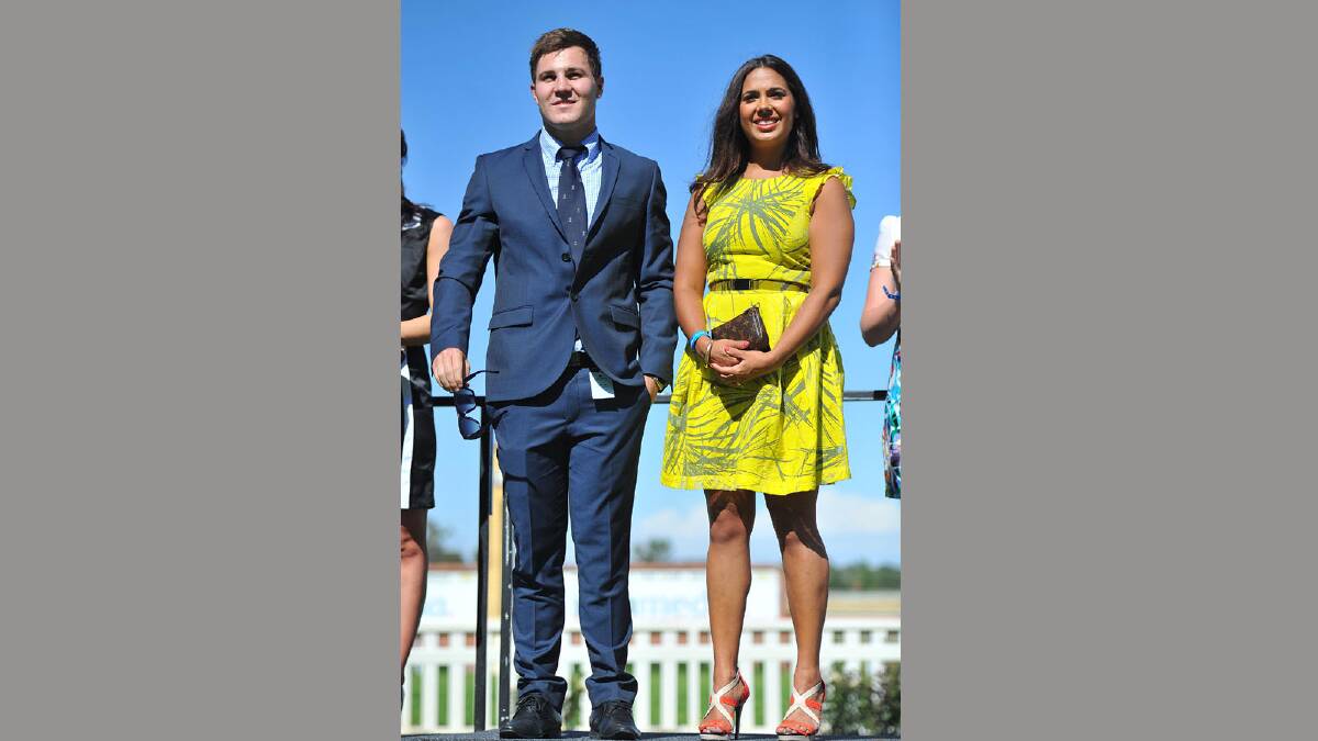 Faces of the Carnival winners Jack Burey and Nardia Cooper. Picture: Oscar Colman