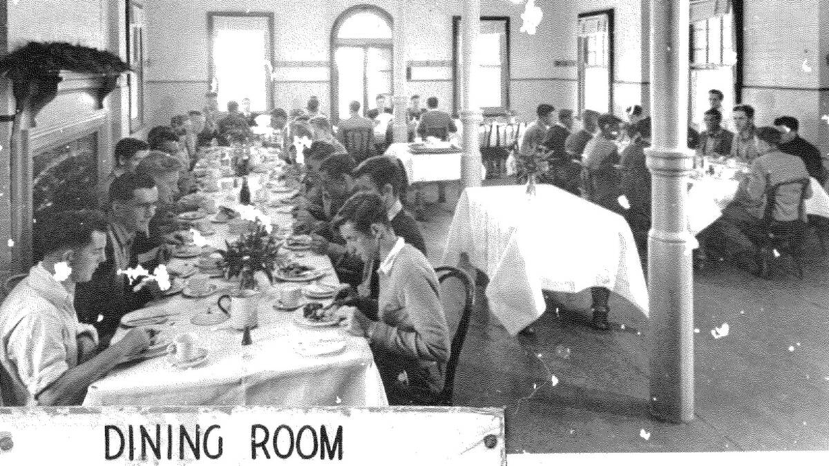 The dining room in 1949. Picture: Regional Archives/Wagga and District Historical Society