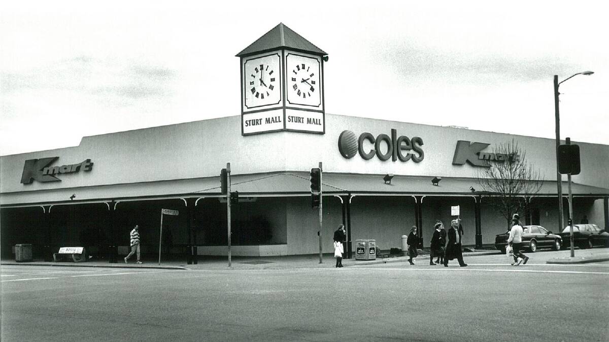 The Sturt Mall, including Coles. Picture: Riverina Media Group