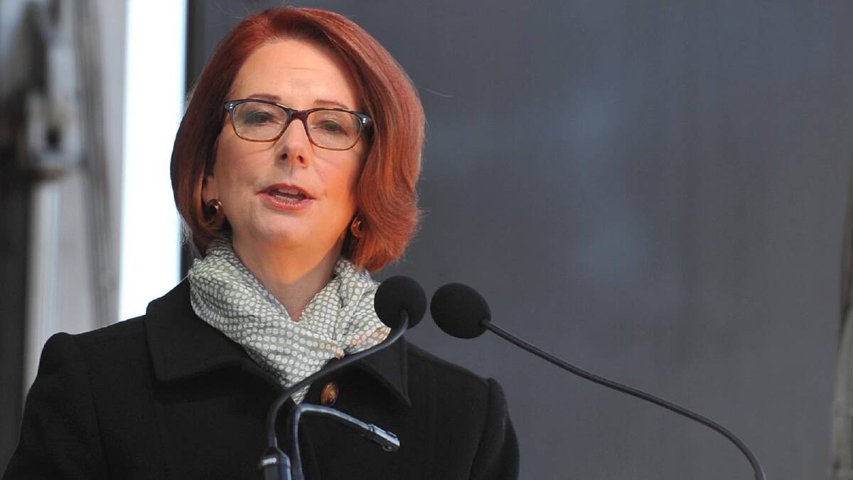 Prime Minister Julia Gillard. Picture: Michael Frogley