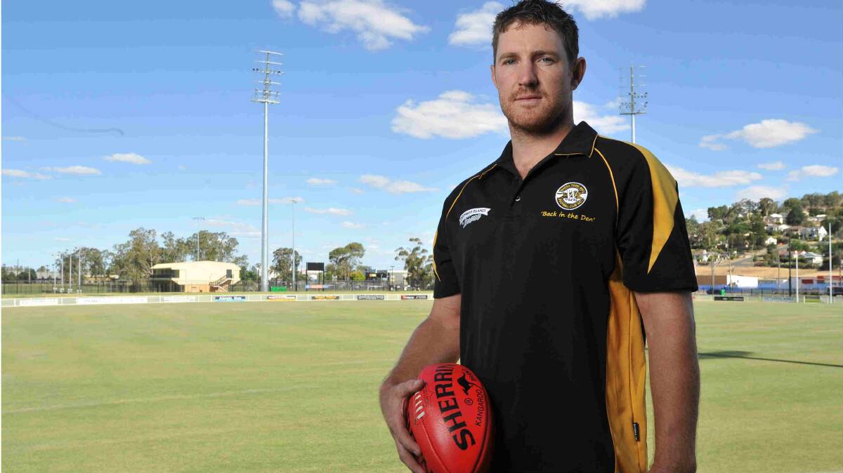 EXCITING TIMES: New Wagga Tigers captain-coach Matt Rava is happy with how his squad is coming together. 