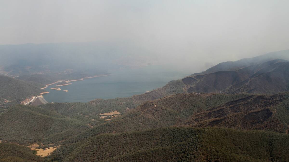 The true scale of destruction caused by the Minjary and Sturgess fires is apparent from above.