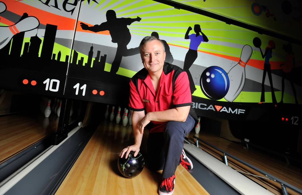 Manager of Wagga Bowling Alley Paul Delany bowled a perfect score of 300 recently. Picture: Alastair Brook