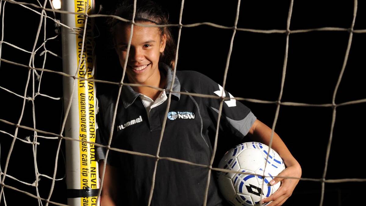 NEXT BIG THING: Wagga girl Jada Mathyssen-Whyman is considered one of Australia’s best young soccer prospects, and has linked up with W-League club Sydney FC for next season.