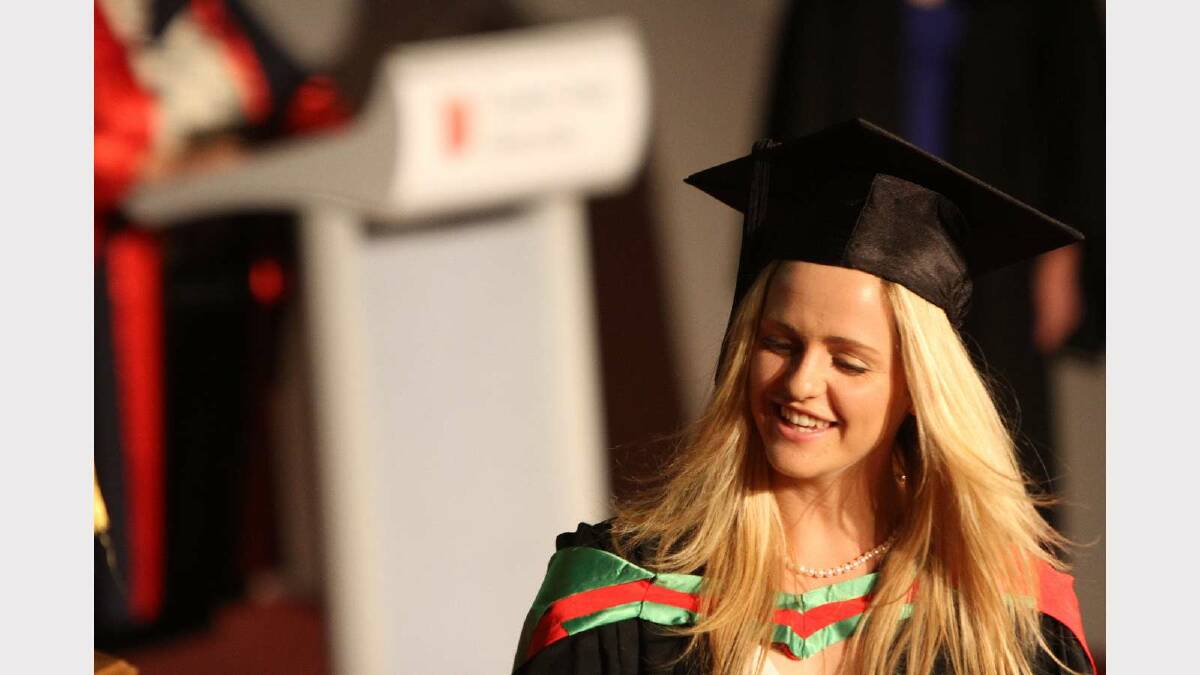 Graduating from Charles Sturt University with a Bachelor of Education (Technology and Applied Sciences) is Elizabeth Ingold. Picture: Daisy Huntly