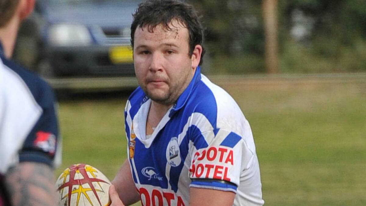 Grant Boyd will be back in the blue and white at tonight's West Wyalong Knockout.