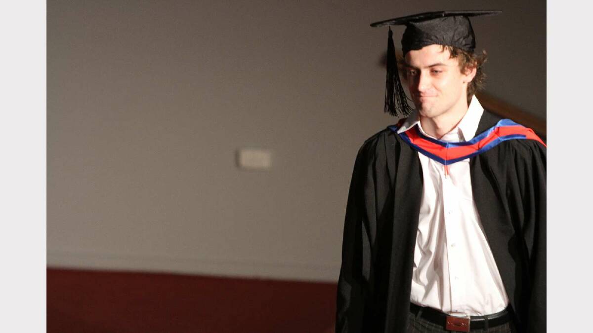 Graduating from Charles Sturt University with a Bachelor of Accounting is William Beehag. Picture: Daisy Huntly