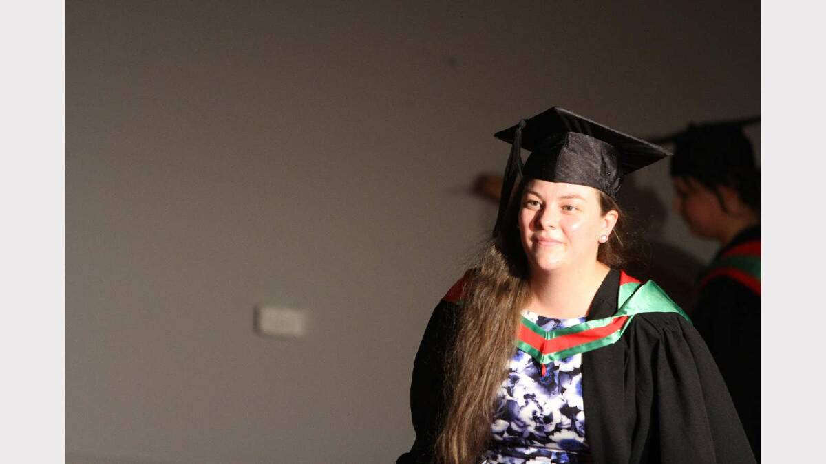 Graduating from Charles Sturt University with a Bachelor of Arts/Bachelor of Teaching (Secondary) is Beth Batcheldor. Picture: Daisy Huntly