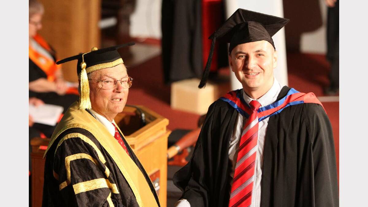 Graduating from Charles Sturt University with a Bachelor of Business (Accounting) is Petko Draganic. Picture: Daisy Huntly