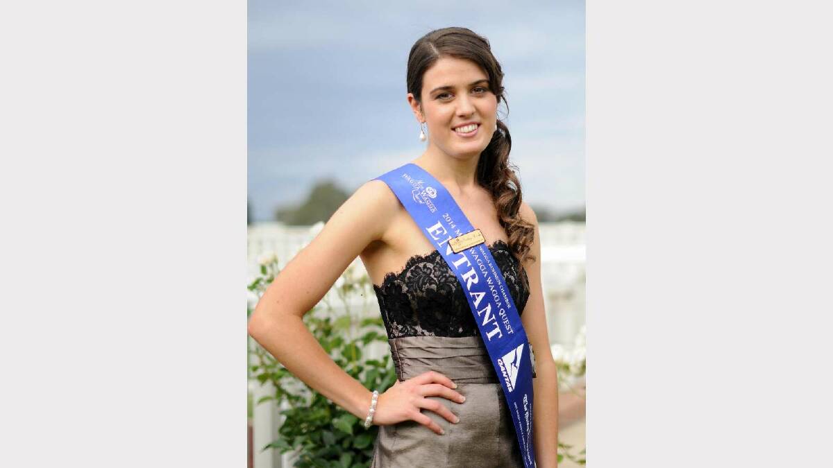 Miss Wagga 2014 crowning ceremony. Entrant Kathryn Brooks. Picture: Jacinta Coyne