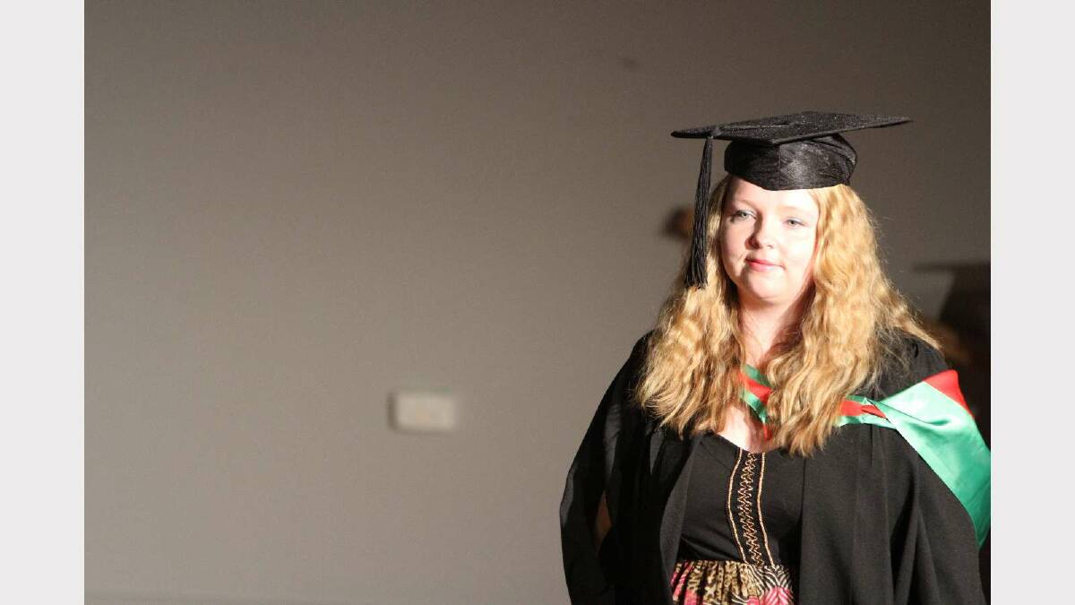 Graduating from Charles Sturt University with a Bachelor of Education (Primary) is Megan Page. Picture: Daisy Huntly