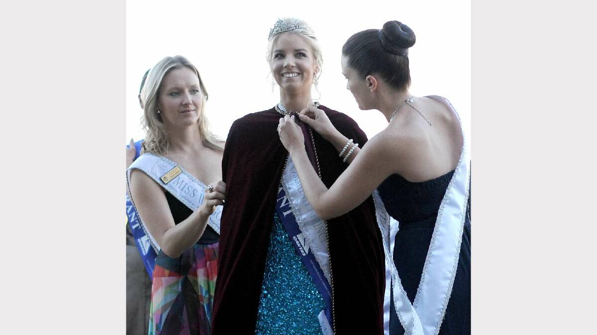 Miss Wagga 2014 crowning ceremony. Cayde Cheney is crowned Community Princess. Picture: Jacinta Coyne
