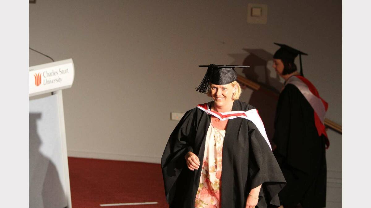Graduating from Charles Sturt University with a Bachelor of Social Work is Katrina Napier. Picture: Daisy Huntly