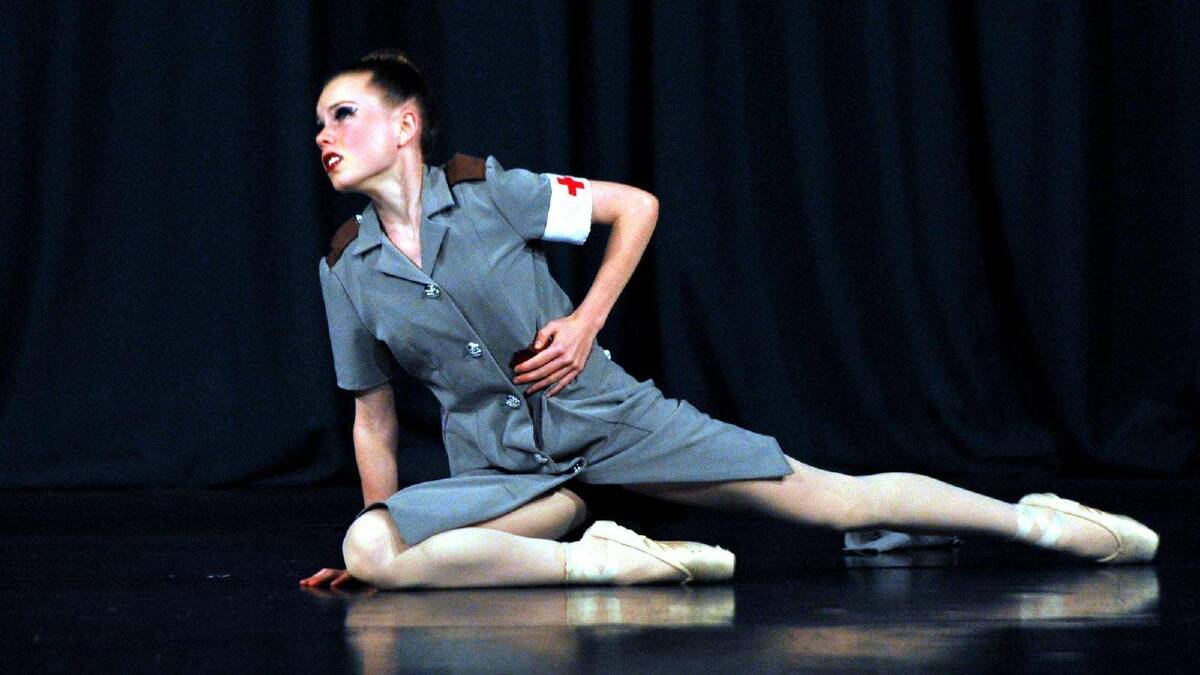 Classical ballet championship 13 and 14 years... Molly Parnell of Albury. Picture: Les Smith