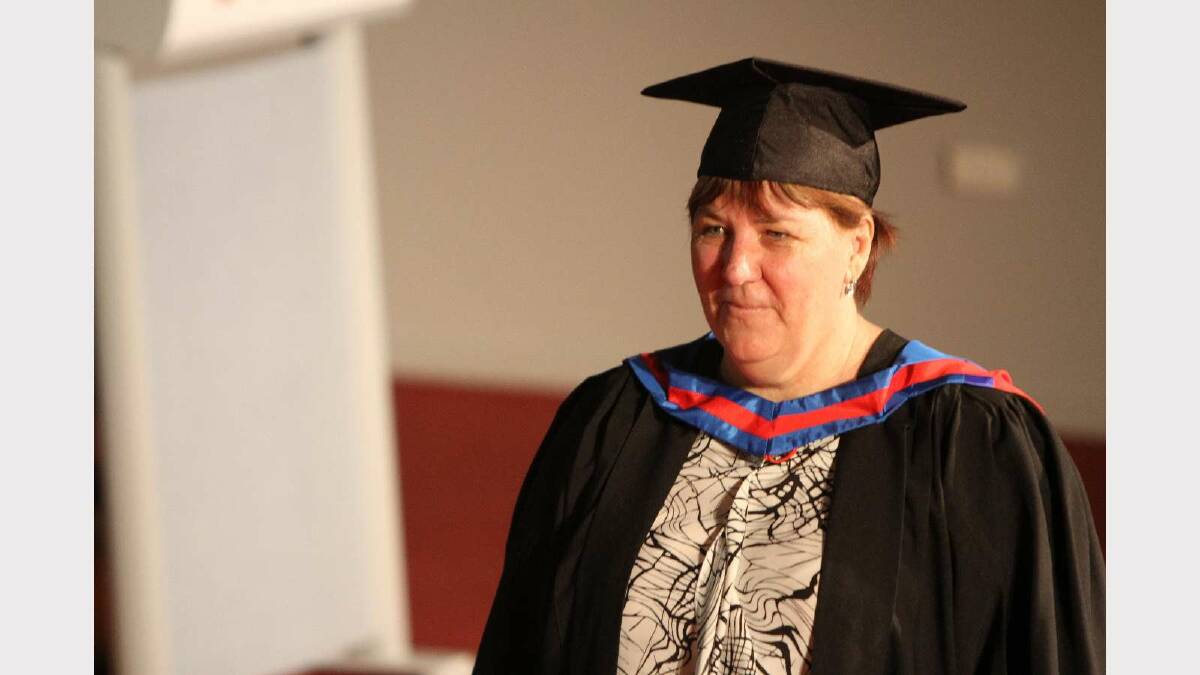 Graduating from Charles Sturt University with a Graduate Certificate in University Leadership and Management is Anna Wakem. Picture: Daisy Huntly