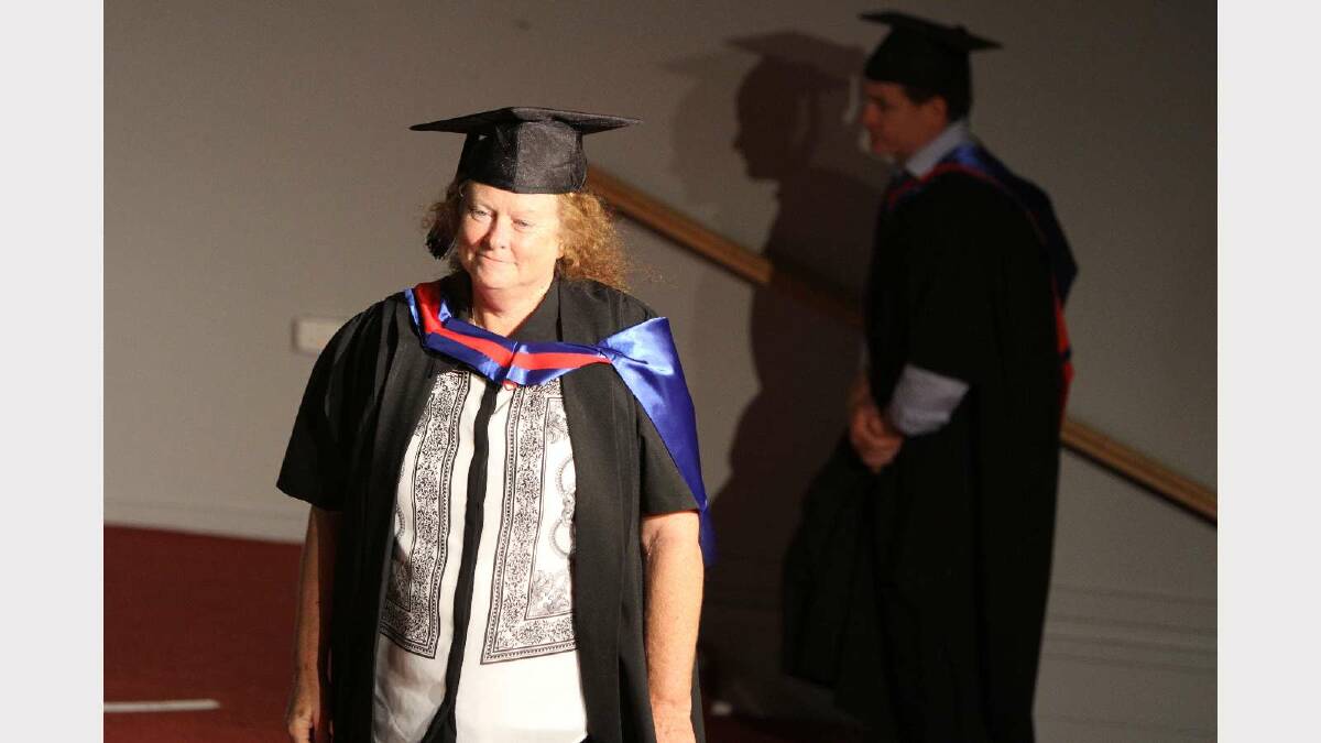 Graduating from Charles Sturt University with a Master of Business Administration is Debra Spence. Picture: Daisy Huntly