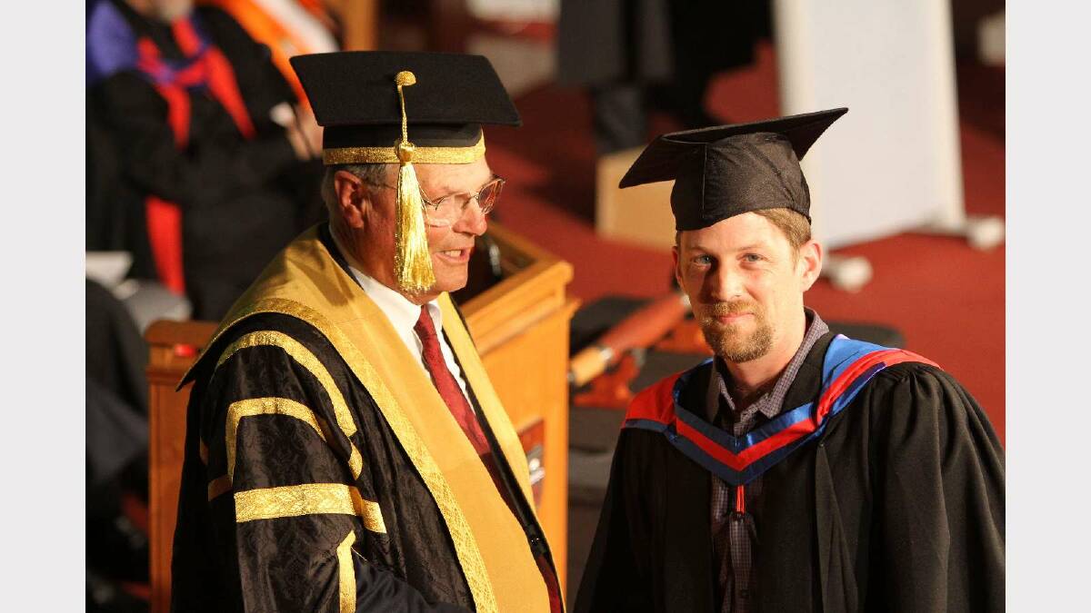 Graduating from Charles Sturt University with a Graduate Certificate in Networking and Systems Administration is Jacob John Kenny. Picture: Daisy Huntly