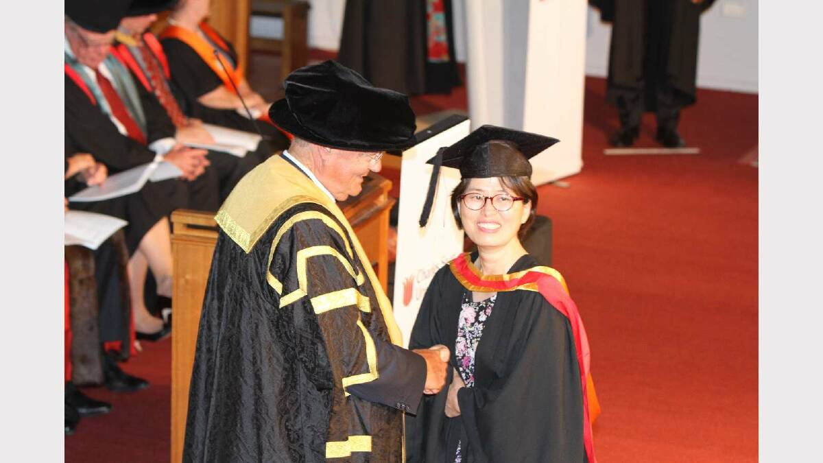 Graduating from Charles Sturt University with a Bachelor of Oral Health (Therapy/Hygiene) is Won Lee. Picture: Daisy Huntly