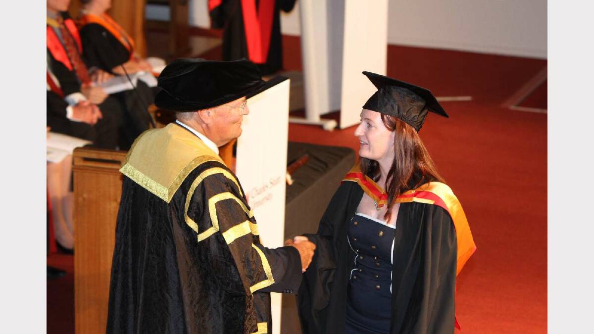 Graduating from Charles Sturt University with a Bachelor of Medical Science/Bachelor of Forensic Biotechnology is Megan Pratt. Picture: Daisy Huntly