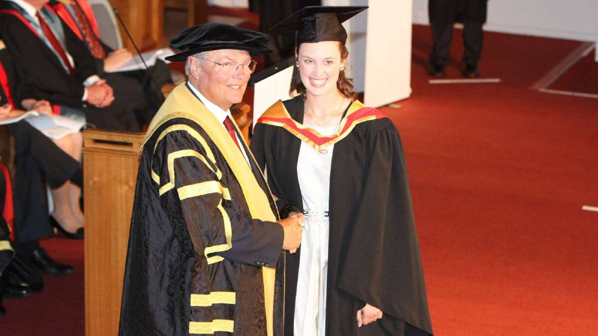 Graduating from Charles Sturt University with a Bachelor of Pharmacy is Ashleigh Boatman. Picture: Daisy Huntly