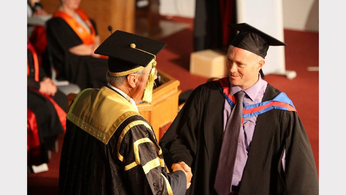 Graduating from Charles Sturt University with a Bachelor of Business (Business Management) is Grant Boal. Picture: Daisy Huntly
