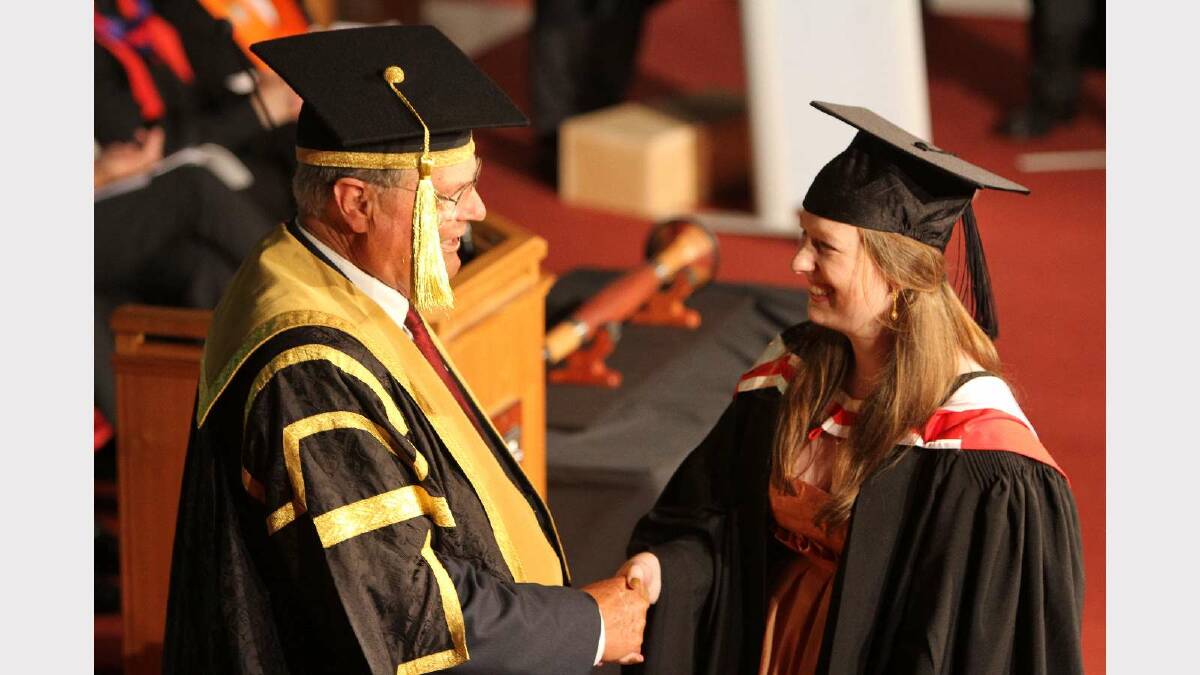 Graduating from Charles Sturt University with a Bachelor of Arts (Animation and Visual Effects) is Shandelle Godde. Picture: Daisy Huntly