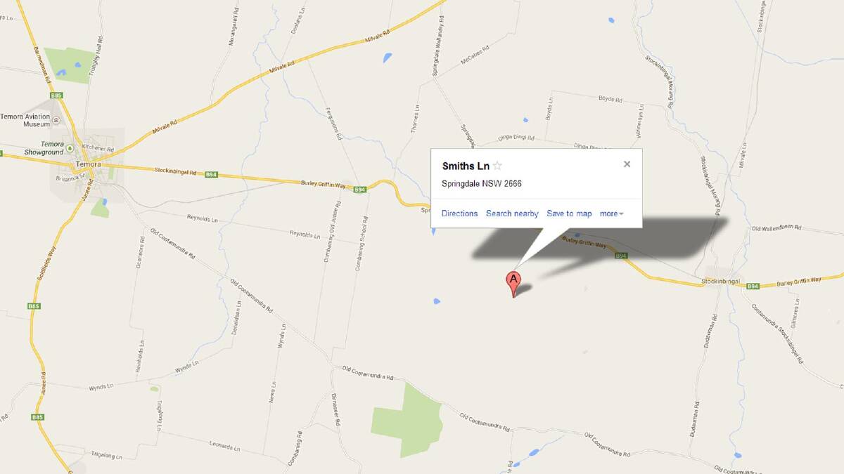 Waterbombing aircraft are en route to a fire near Stockinbingal. 
