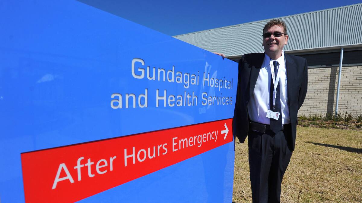 Inside Gundagai MPS ... of Murrumbidgee Local Health Network acting director  of operations Ken Hampson. Picture: Addison Hamilton