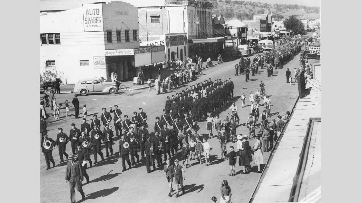 Wagga's centenary parade was held in 1970. Picture: Wagga and District Historical Society