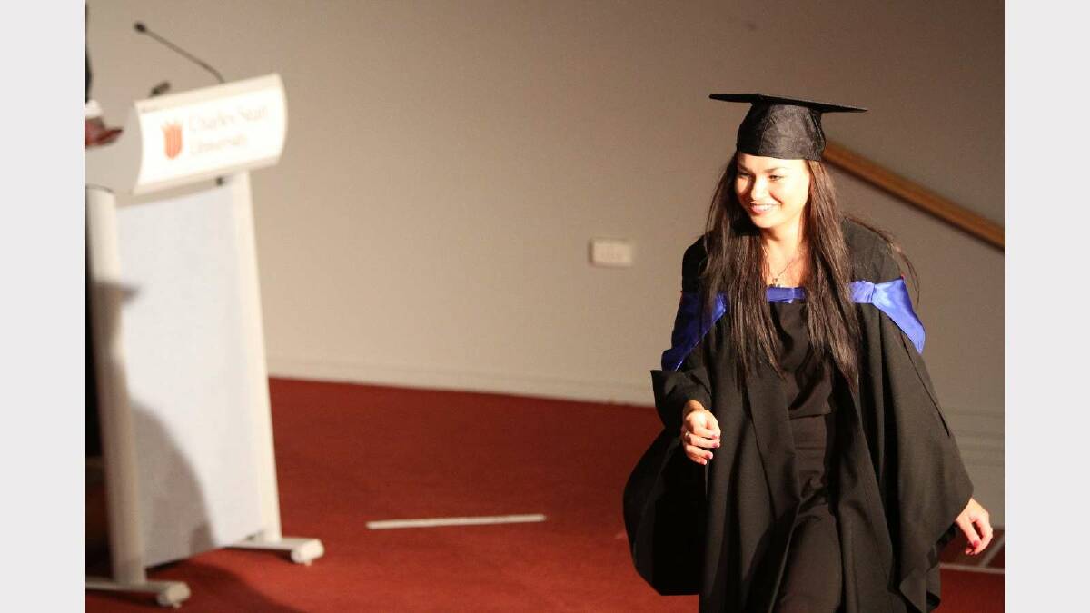 Graduating from Charles Sturt University with a Bachelor of Business (Human Resource Management) is Alexandria Connell. Picture: Daisy Huntly