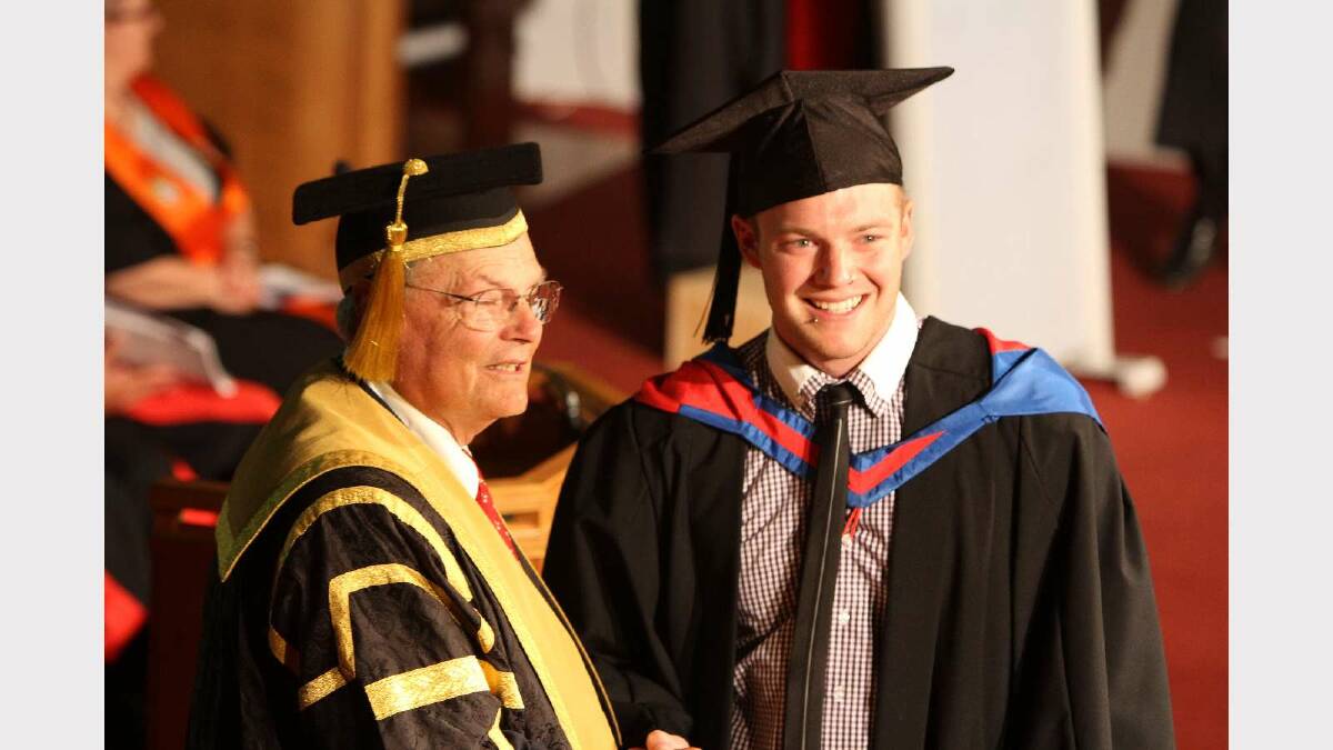 Graduating from Charles Sturt University with a Bachelor of Business (Accounting) is Bradley Ingram. Picture: Daisy Huntly