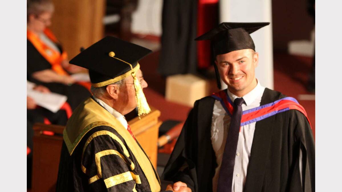 Graduating from Charles Sturt University with a Bachelor of Business (Accounting) is Ethan Bartlett. Picture: Daisy Huntly